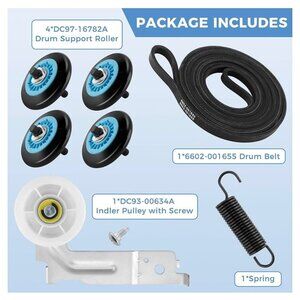 Unbranded NWT! dc97-16782a dryer parts fit for samsung dryer roller replacement